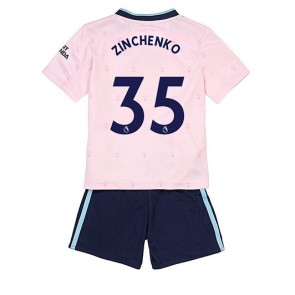Arsenal Oleksandr Zinchenko #35 babykläder Tredje Tröja barn 2022-23 Korta ärmar (+ Korta byxor)